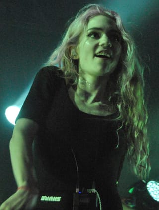 Grimes performing at the Governors Ball in New York in 2014