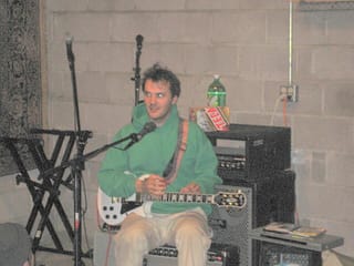 Phil Elverum performing as Mount Eerie in Denver in 2006