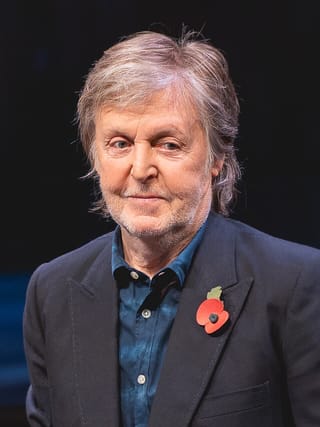 Paul McCartney at the Royal Festival Hall, London, in 2021